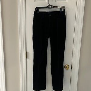 Talbots Black Corduroy Trousers